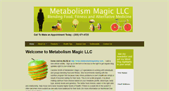 Desktop Screenshot of metabolismmagic.com