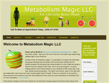Tablet Screenshot of metabolismmagic.com